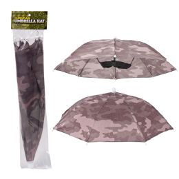 120 pieces Camouflage Umbrella Hat 20 inch - Umbrellas & Rain Gear
