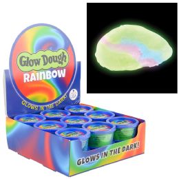 36 pieces Rainbow Glow Dough 4oz (36pcs) tm - Glow & light Ups
