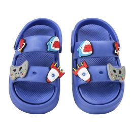 Wholesale Footwear Little Boy's Charm Sandals Blue