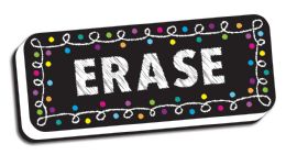 Magnetic Whiteboard Eraser Chalk Loops 2 inch x 5 inch