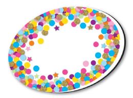 Magnetic Whiteboard Eraser Oval Confetti
