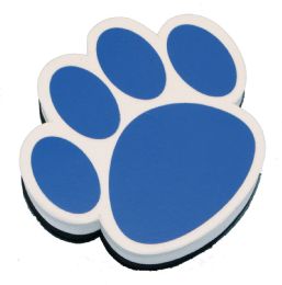 Magnetic Whiteboard Eraser Blue Paw