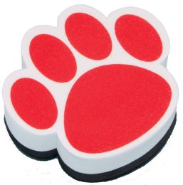 Magnetic Whiteboard Eraser Red Paw