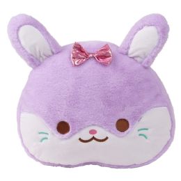 6 of 16 inch Kawaii Bunny PilloW-Lavender