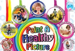 24 of Smart Poly , Healthy Bubbles, Chart 13"x19", Paint A Healthy Picture