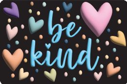 24 Pieces The Original Fun Mat, Welcome Mat, 15.5" X 23.5", Be Kind - School and Office Supply Gear