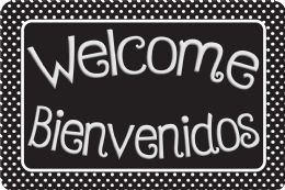 24 Pieces The Original Fun Mat, Welcome Mat, 15.5" X 23.5", Bienvenidos Welcome - School and Office Supply Gear