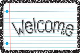 24 Pieces The Original Fun Mat, Welcome Mat, 15.5" X 23.5", White Composition Welcome - School and Office Supply Gear