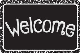 24 Pieces The Original Fun Mat, Welcome Mat, 15.5" X 23.5", Black Composition Welcome - School and Office Supply Gear