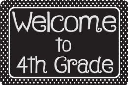 24 Pieces The Original Fun Mat, Welcome Mat, 15.5 inch X 23.5 inch, Welcome To 4th Grade - School and Office Supply Gear
