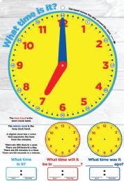 24 Pieces Smart Wheel, Basic Clock - School and Office Supply Gear