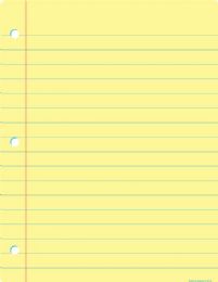 24 Pieces Smart Poly Chart 17 inch x 22 inch, Big Light Yellow Notebook Paper - School and Office Supply Gear