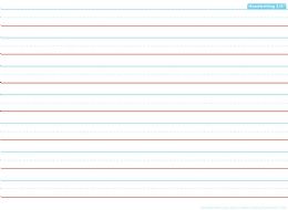 24 Pieces Handwriting 3/4", Space Savers, Postermat Pals, 13" X 9.5" Smart Poly, Single Sided - School and Office Supply Gear