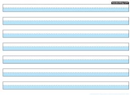 24 Pieces 3/4" Handwriting Highlighted Blue, Space Savers, Postermat Pals, 13" X 9.5" Smart Poly, Single Sided - School and Office Supply Gear