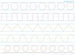 24 Pieces Prewriting Tracing, Space Savers, Postermat Pals, 13" X 9.5" Smart Poly, Single Sided - School and Office Supply Gear