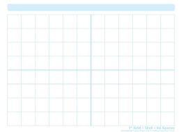 24 Pieces 1" Grid Blocks, Space Savers, Postermat Pals, 13" X 9.5" Smart Poly, Single Sided - School and Office Supply Gear