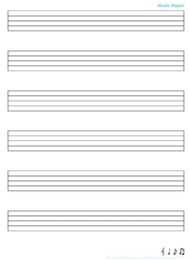 24 Pieces Music Staves, Space Savers, Postermat Pals, 13" X 9.5" Smart Poly, Single Sided - School and Office Supply Gear