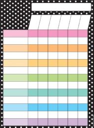 24 Pieces Postermat Pals ,space Savers, 13" X 9.5", Smart Poly, Incentive Chart Basic - School and Office Supply Gear
