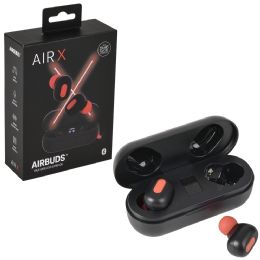 24 pieces Gentek Airbuds Air X True Wireless Earbuds (black) - Headphones and Earbuds