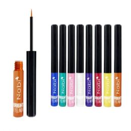 48 pieces Nabi Waterproof Bright Eyeliner In Countertop Display - Assorted Cosmetics