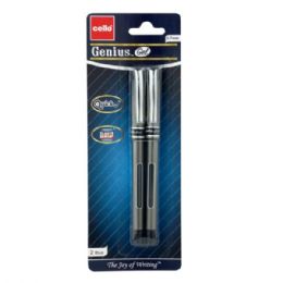 36 pieces Cello 0.7mm Quick Dry Genius Gel Blue Pens - Pens