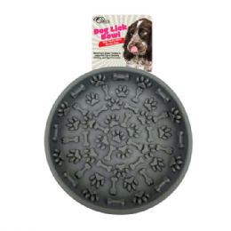 12 pieces Silicone Dog Lick Bowl Slow Feeder With Suction Cups In Assorted Colors - Pet Toys