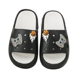 Wholesale Footwear Little Boy's Charm Sandal Black&gray