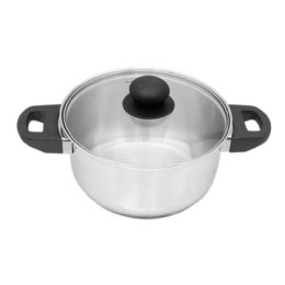 6 Pieces 1qt Dutch Oven With Handle And Glass Lid - Aluminum Pans