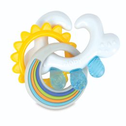 48 Bulk Nuby Cloud Teether With Rainbow & Sun Attachments