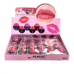 48 pieces Assorted Tinted Lip Balm In Countertop Display - Assorted Cosmetics