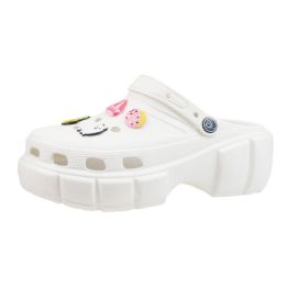 Wholesale Footwear Women's Charm Clog White