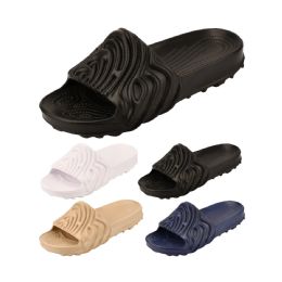36 Pairs Men's Eva Wavey Slippers - Men's Slippers