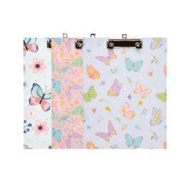 24 Pieces Clip Board Assorted Designs 12x9inch - Clipboards and Binders