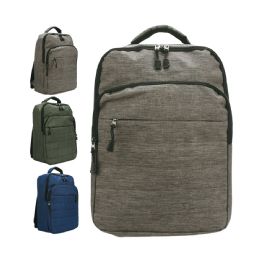 12 Pieces 17inch Backpack Assorted Colors - Backpacks 17"