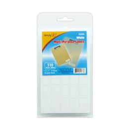 36 Pieces White Multipurpose Labels 1/2"x3/4" - Labels