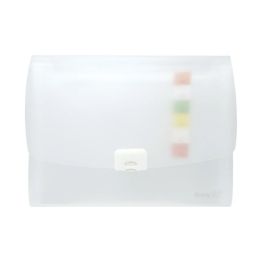 24 Pieces 13-pockets expanding file letter size horizontal clear - Envelopes
