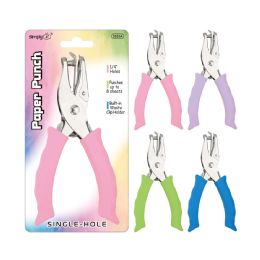 24 Wholesale Paper Punch Single-Hole 1/4" Holes