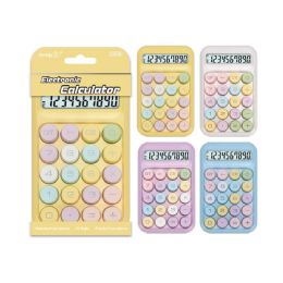 24 Pieces Electronic Calculator 10 Digits Macaron Assorted - Calculators