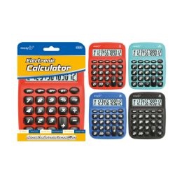 24 Pieces Electronic Calculator 12 Digits Solid Colors - Calculators