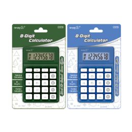 24 Pieces Electronic Calculator 8-Digit Assorted Colors - Calculators