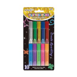24 Pieces Glitter Glue Classic and Neon Color 10ct - Glue
