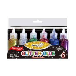 36 Pieces Glitter Glue Classic Color 6ct Washable - Glue