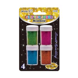 24 of Glitter Shake Neon Color 4ct