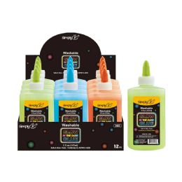 24 Pieces Glow in the Dark Glue 12ct - Glue
