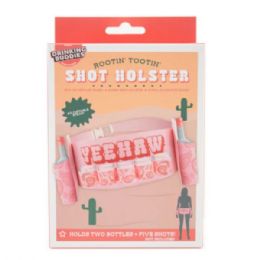 12 pieces Npw Drinking Buddies Rootin' Tootin' Shot Holster & Bottle Belt - Toy Weapons