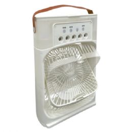 3 pieces White Small Portable Personal Cooler Humidifier Fan - Cooler & Lunch Bags
