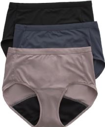 Hanes Ultimate Light Comfort Period Brief Underwear Size 8 Assorted Colors