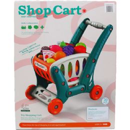 6 pieces 16.25"h Shopping Cart W/ 32pc Accss In Color Box - Store