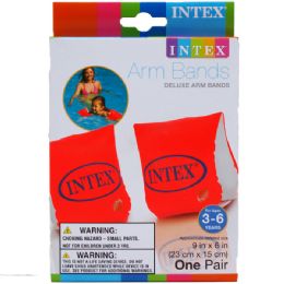 36 pieces 9"x6" Deluxe Arm Bands In Pegable Color Box, Ages 3-6 - Store