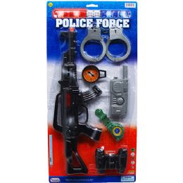 24 of Sparking Action Police Toy Gun W/ Accss On Card